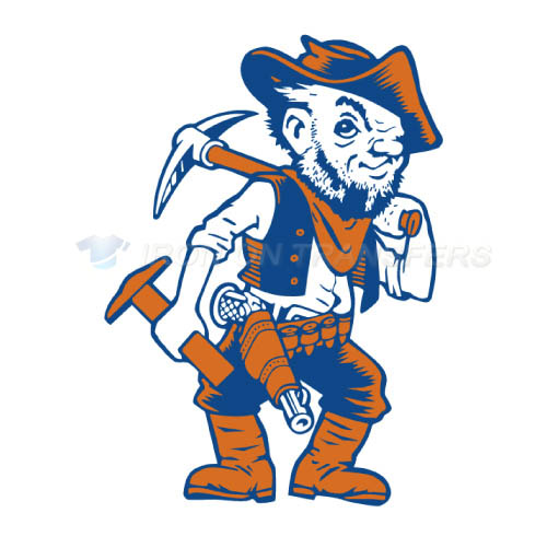 UTEP Miners Logo T-shirts Iron On Transfers N6765 - Click Image to Close